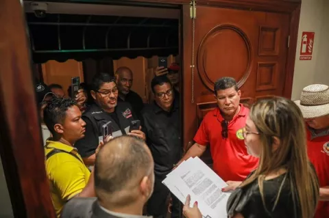 Manifestantes rechazan reunirse con el presidente Cortizo