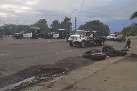 Cuatro vías cerradas en Chiriquí y 5 detenidos en Veraguas