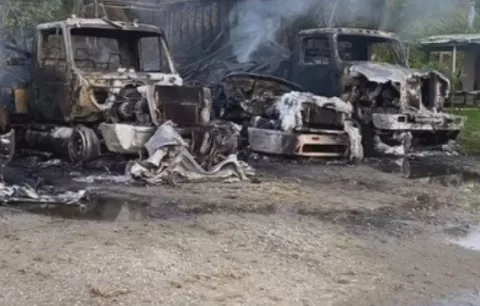 Detienen a sospechoso de incendio de camiones en Gatuncillo