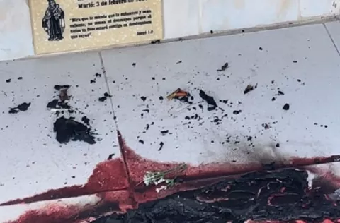 Rituales de brujería realizan en el cementerio de Bejuco