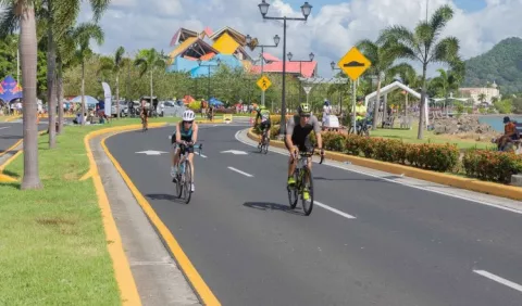 Pavoni y Rojas, afinan para el Ironman 70.3 de Panamá