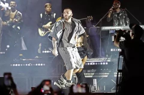 Manuel Turizo regaló un concierto a su ciudad en Colombia