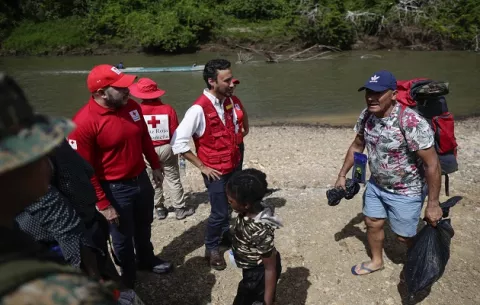 Panamá, con récord de migrantes y niños en tránsito en 2023