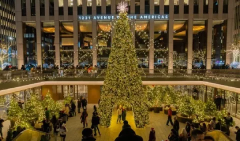 La Navidad en Nueva York es solo un árbol decorado