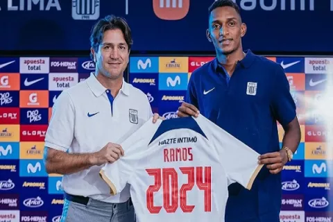 Panameño Jiovany Ramos es presentado por Alianza Lima