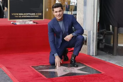 Zac Efron ya tiene su estrella en el Paseo de la Fama 