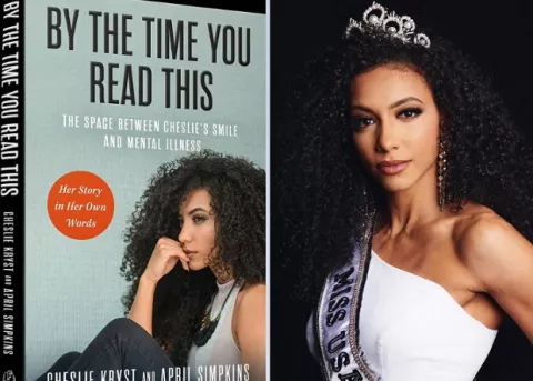 Cheslie Kryst y su libro con un mensaje de salud mental