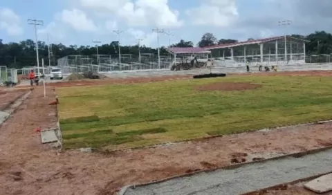 Complejo Deportivo de Portobelo avanza en un 90%