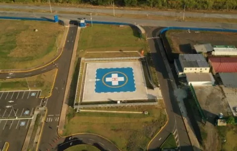 Helipuerto funcionará las 24 horas en la Ciudad de la Salud