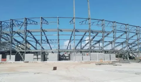 Estadio Roberto Mariano Bula, trabajos van a paso lento  