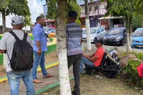 En operativo desalojan a habitantes de calle en La Chorrera
