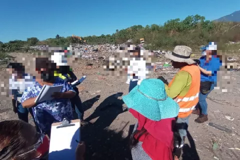 Encuentran a 5 menores trabajando en el vertedero de Boquete