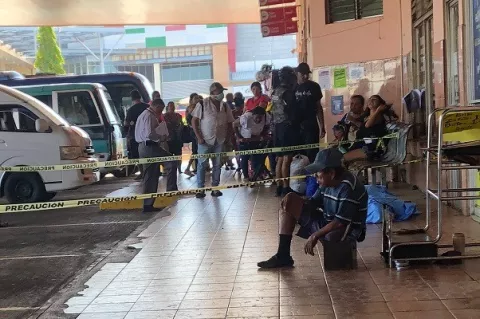Pasajero se desploma y muere en  la terminal de Chitré 