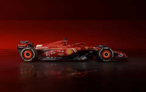Así luce el nuevo monoplaza 'SF-24' de Ferrari para el próximo Mundial