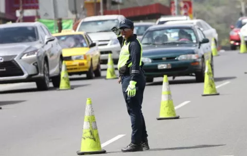 Operativo de inversión de carriles inicia a partir del lunes