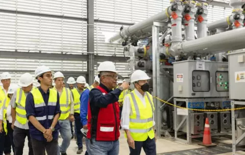  Cortizo recorre Línea de Transmisión Eléctrica Sabanitas - Panamá III