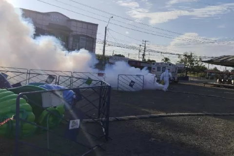 Siguen los operativos del Minsa en los carnavales del Santiago
