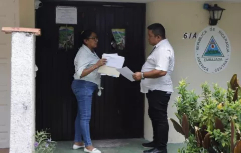 Ministerio Público viola espacio territorial de la Embajada de Nicaragua