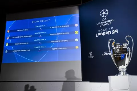 Real Madrid ante City; Barça contra PSG y Atlético-Dortmund