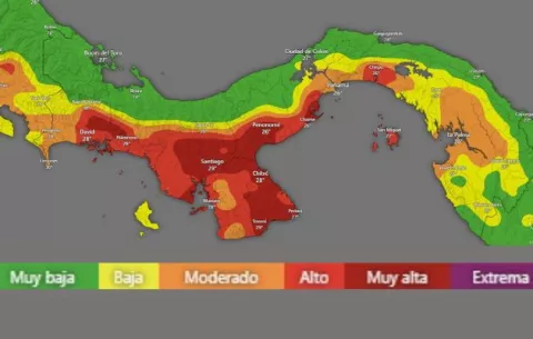 La NASA mostró abundantes puntos de calor en Panamá 
