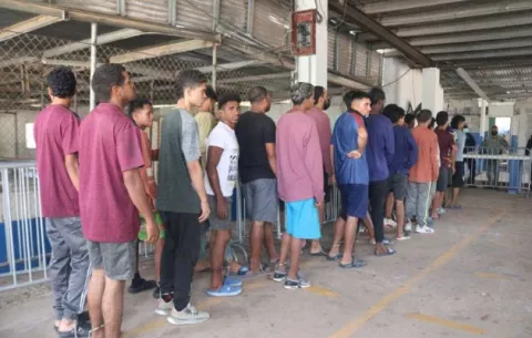 Migrantes involucrados en vandalismo ingresaron a prisión