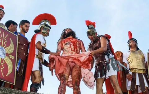 Pesé se prepara para su Semana Santa Viviente