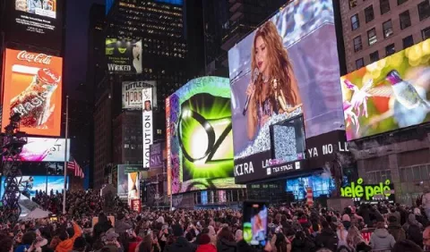 Shakira ofrece un concierto gratis en Nuevas York