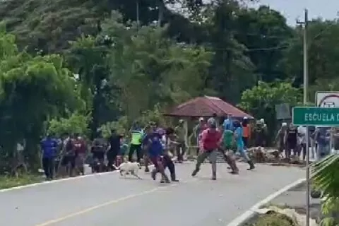 Varios detenidos por violento enfrentamiento entre productores e invasores en Bocas del Toro