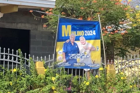 Residentes en Chitré molestos por remoción de propaganda electoral 