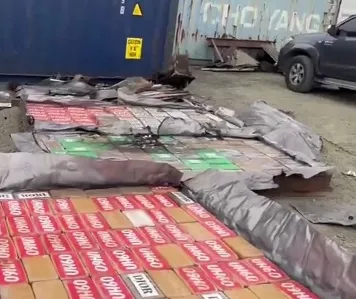 Incautan droga oculta en material reciclable en Colón