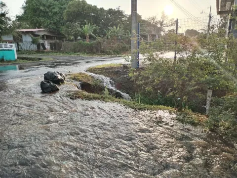 Se pierde el agua en Barrio Balboa, La Chorrera