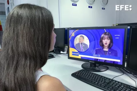 Primera presentadora de Tailandia creada con IA