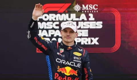 Max Verstappen manda  en el Gran Premio de Japón 