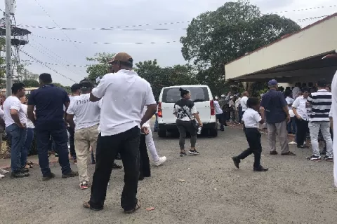 Con profundo dolor despiden al niño Luis Daniel Campos en Monagrillo