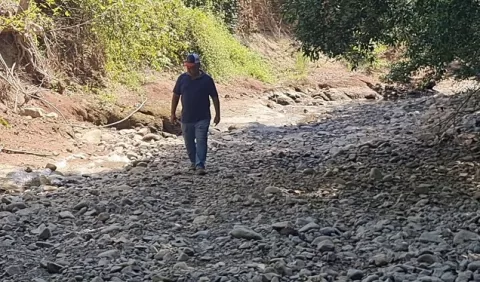 ¡Preocupación! Se seca el río Estivaná en Macaracas