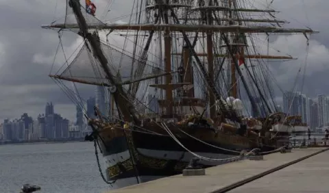 Visita del  Amerigo Vespucci genera altas expectativas en el país
