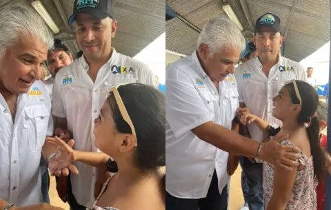 José Raúl Mulino, recibido con cariño en David y Santiago