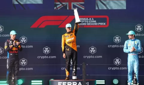 Norris sorprende en F1, vence a Max Verstappen