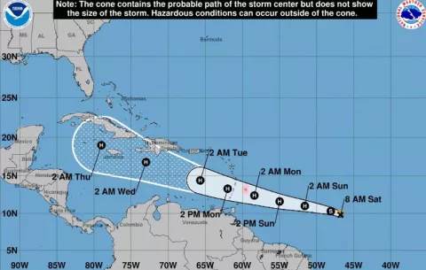 Beryl amenaza con convertirse en un 'huracán importante'