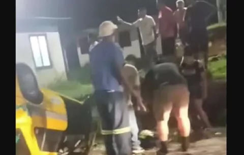 Taxista atropella a policía de tránsito en la entrada de Nuevo San Juan