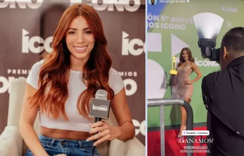 Delany Precilla se lleva el galardón 'Influencer Ícono' 2024
