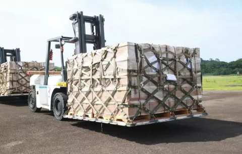 Trasladan 49.3 toneladas de droga a Estados Unidos para ser incinerada