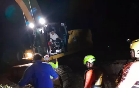 Viviendas anegadas y otras afectaciones por las lluvias en el interior del país