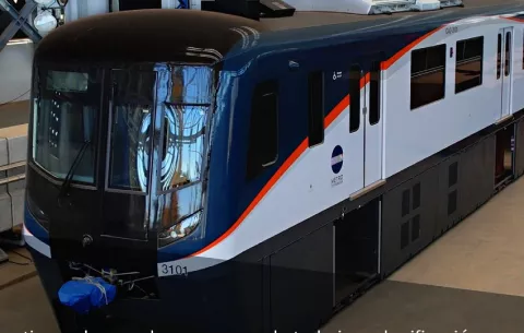 Llega segundo tren de la línea 3 del Metro de Panamá