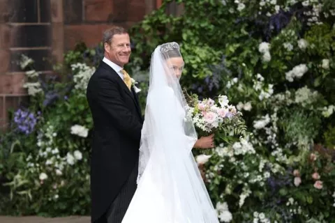 El príncipe Guillermo, en la boda del duque de Westminster