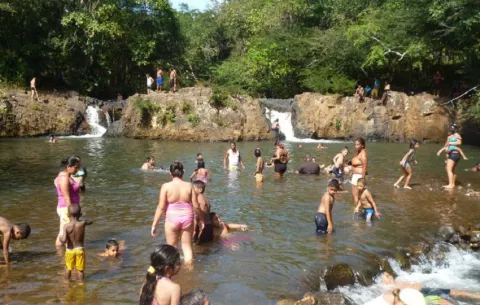 El Salto de San Francisco de La Montaña el mejor lugar para los bañistas