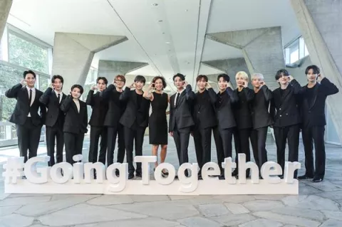 K-pop Seventeen,  embajador para la juventud de la Unesco