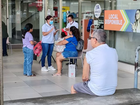 Panamá Oeste: 30 mil vacunados por la CSS