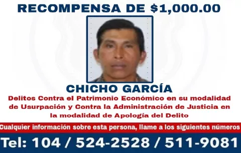 Ofrecen $1,000 de recompensa por captura del dirigente de Bocas del Toro  Chicho García
