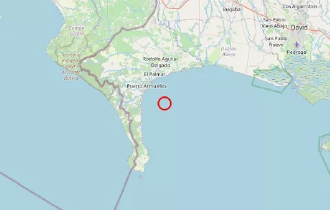 Reportan sismo de 6.0 grados en la región fronteriza de Panamá-Costa Rica
